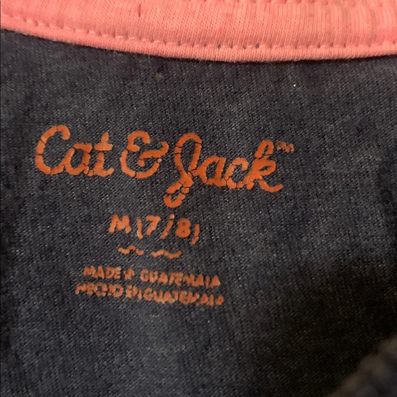 Cat & Jack Pink and Navy Top - Picture 2 of 3